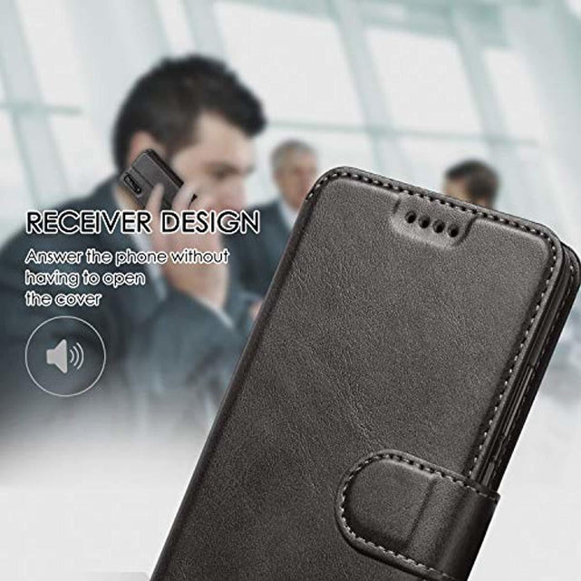 Redpepper Galaxy A70 Cover Portafoglio Pelle con Stand