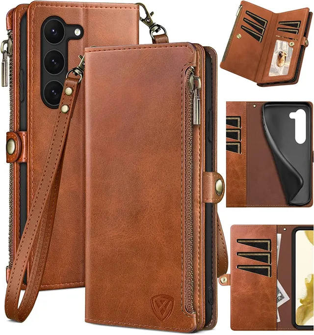 Redpepper Galaxy S23 cover portafoglio pelle zip