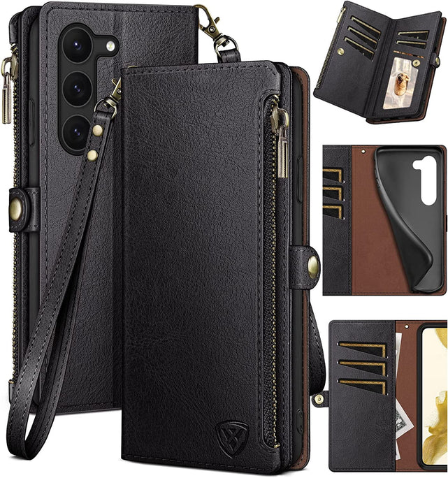 Redpepper Galaxy S23 cover portafoglio pelle zip