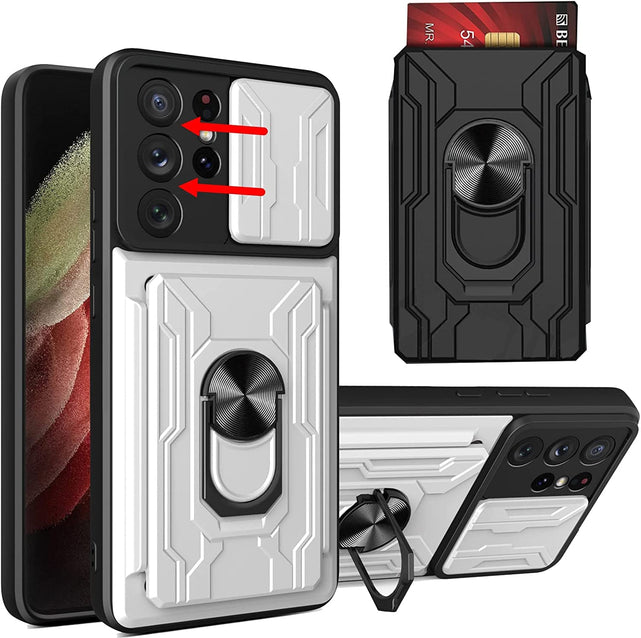 Redpepper Galaxy Cases Galaxy S21 Ultra 5G cover con stand e porta carte