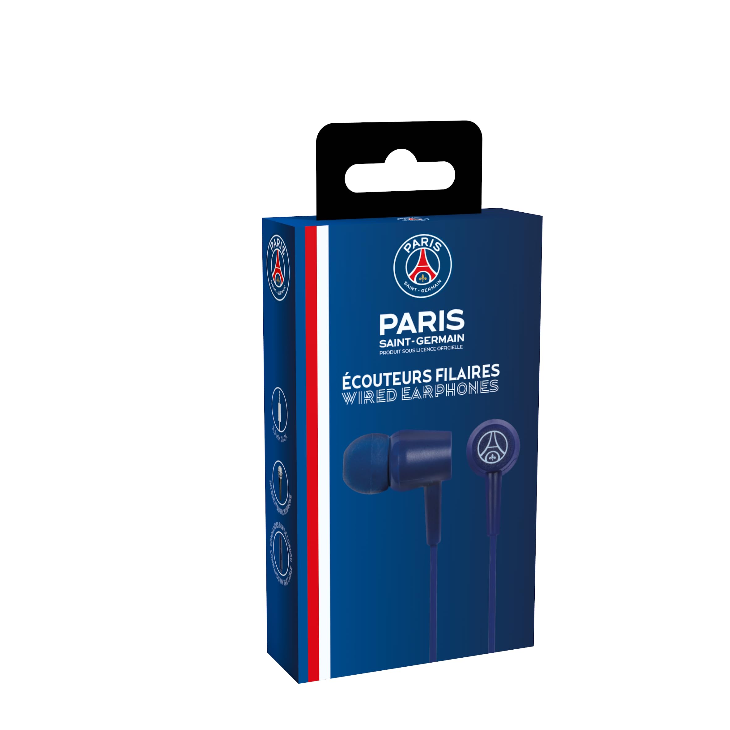 Konix PSG Auricolari Cavo Jack 3,5 mm Blu Driver 10 mm