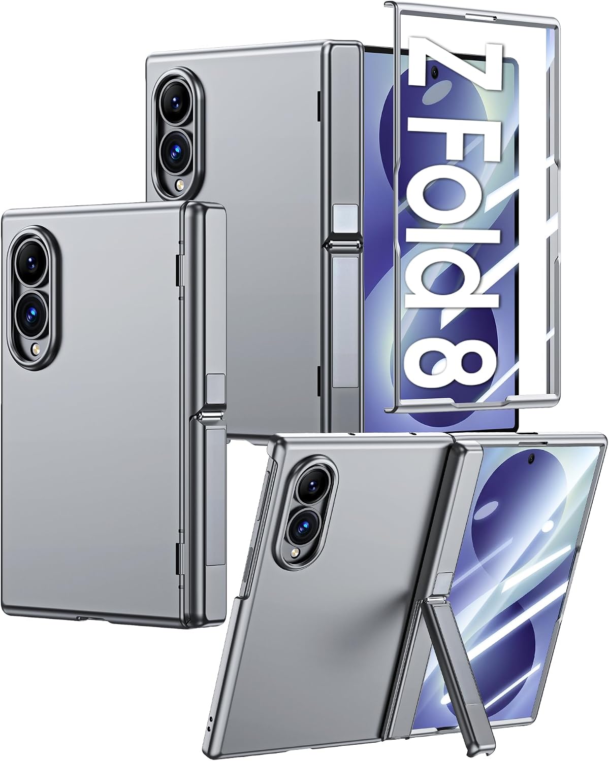Redpepper Galaxy Z Fold 8 cover nera cerniera e stand