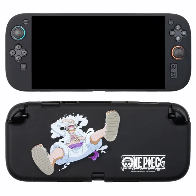 Konix One Piece Custodia Switch 2 Silicone Nero Luffy Gear 5