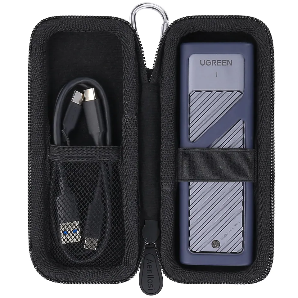 Aenllosi SSD Case custodia UGREEN M.2 NVME EVA 16,5 cm