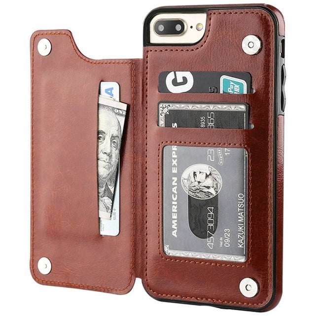 Redpepper Apple Cases Cover iPhone 14 Max Pelle Portafoglio Retro