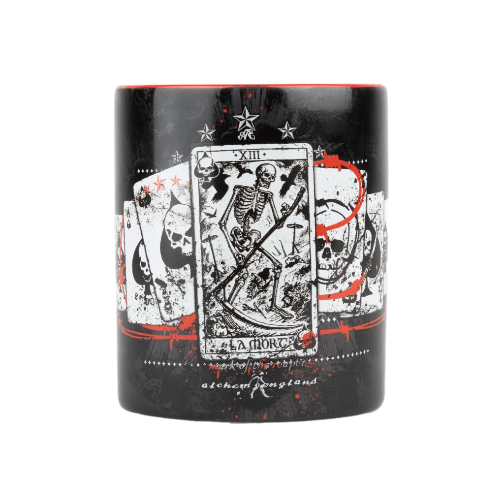 Konix Alchemy tazza ceramica 320 ml tarocchi nero rosso