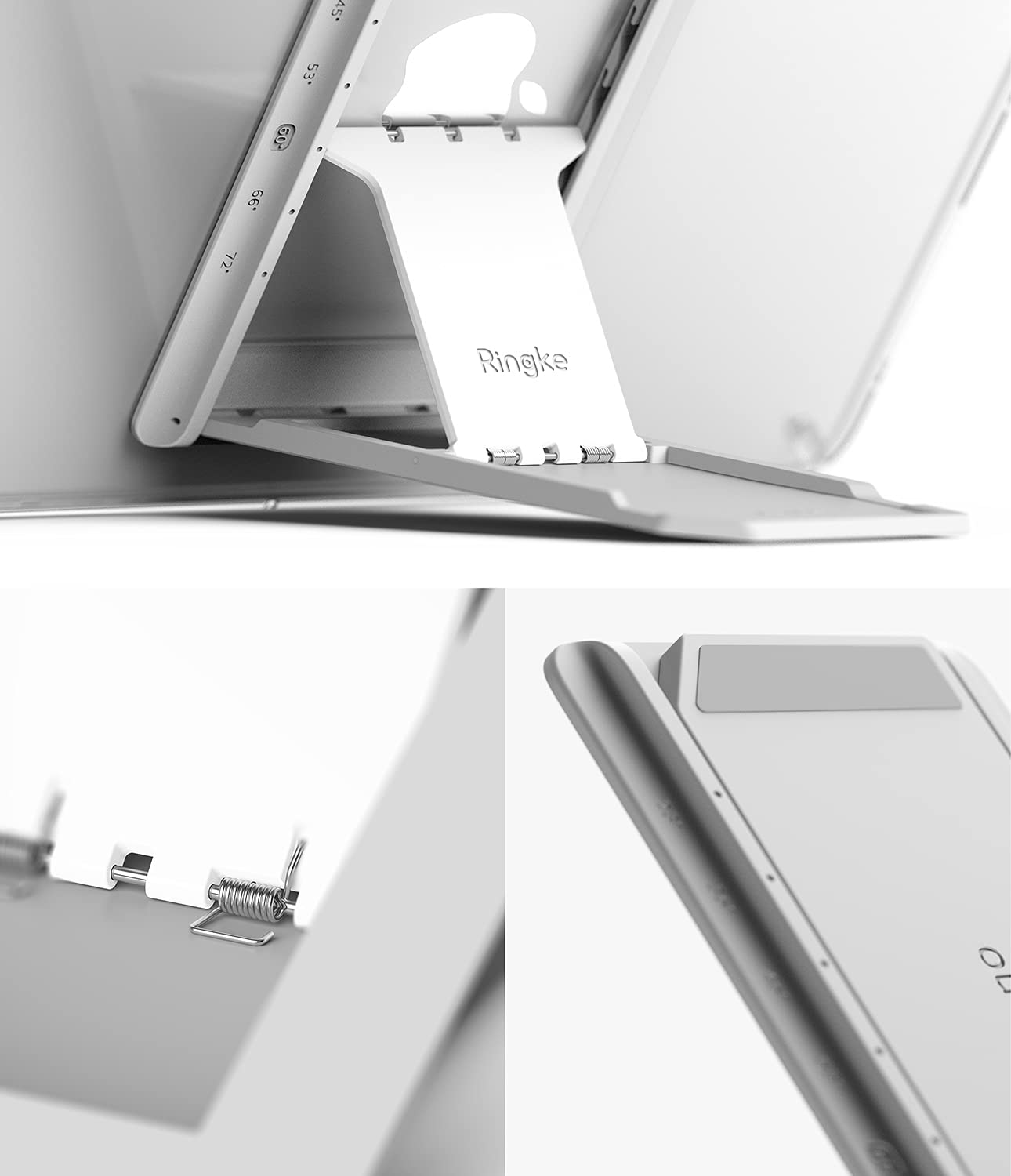 Ringke Fusion Plus iPad Pro 11 cover tablet Clear Light Gray stand