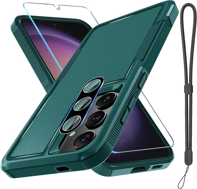 Redpepper Galaxy S25 Cover Verde Menta Kit Vetro Lenti