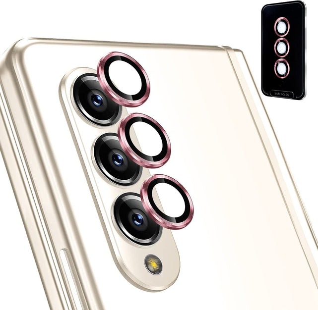 Redpepper Galaxy Z Fold 4 vetro fotocamera anelli oro 3pz