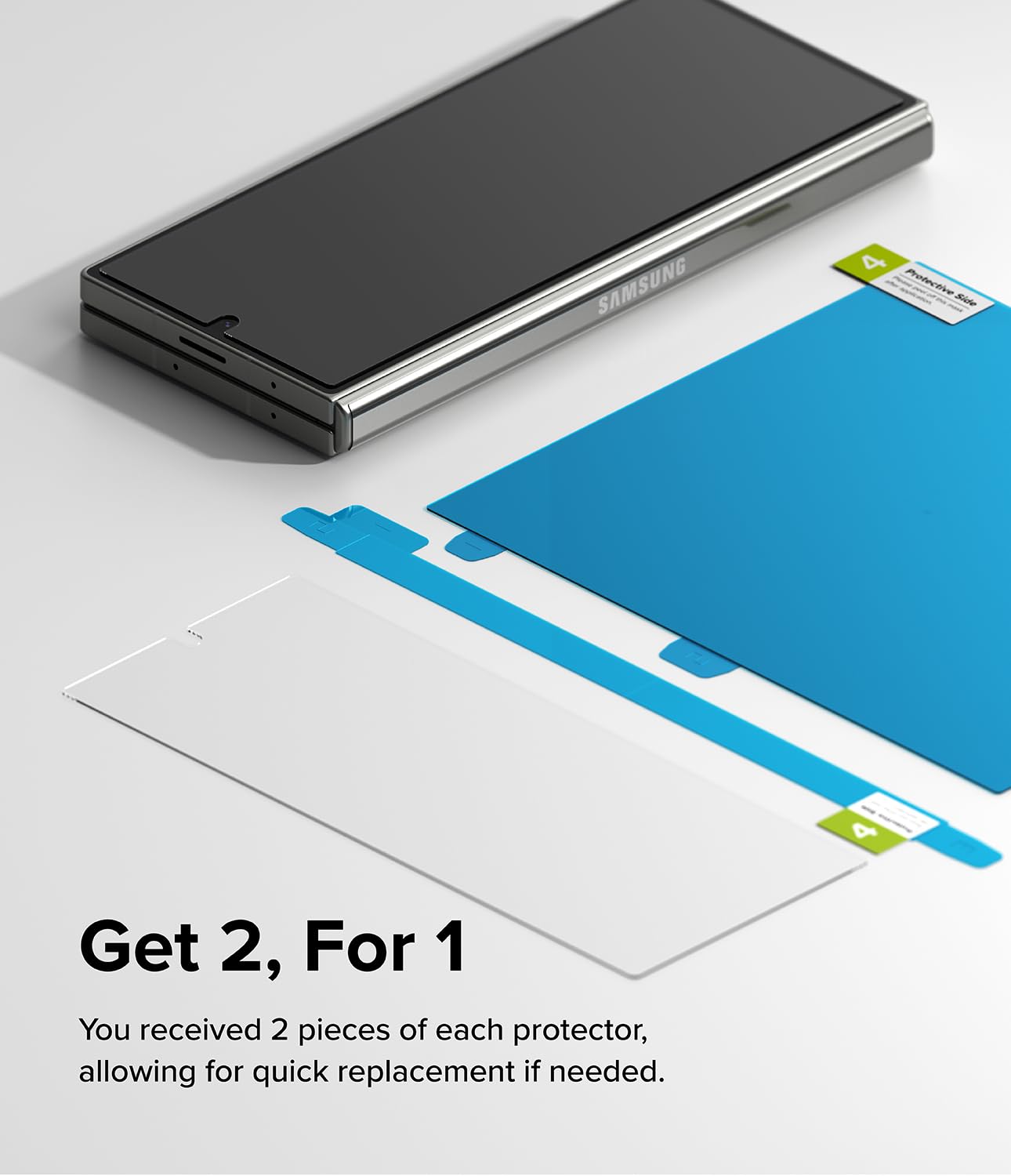 Ringke 3-in-1 Protector pellicola Galaxy Z Fold 6 9H