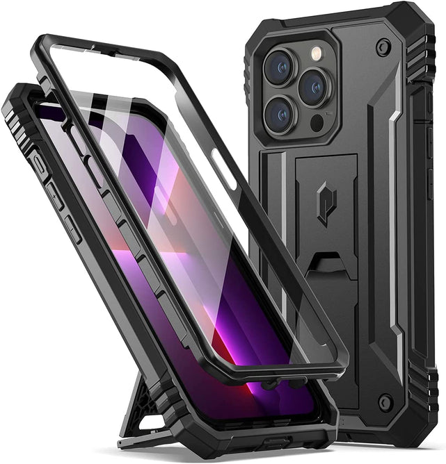 Redpepper Apple Cases iPhone 13 Pro Custodia Rugged con Stand Antishock