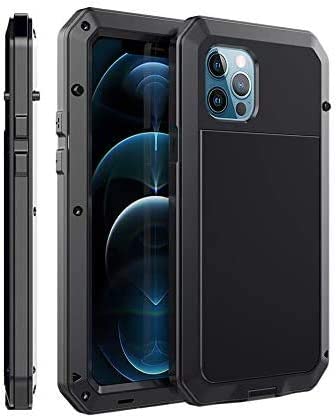 Redpepper iPhone 12 Mini 5.4 Cover vetro Gorilla nera antipioggia
