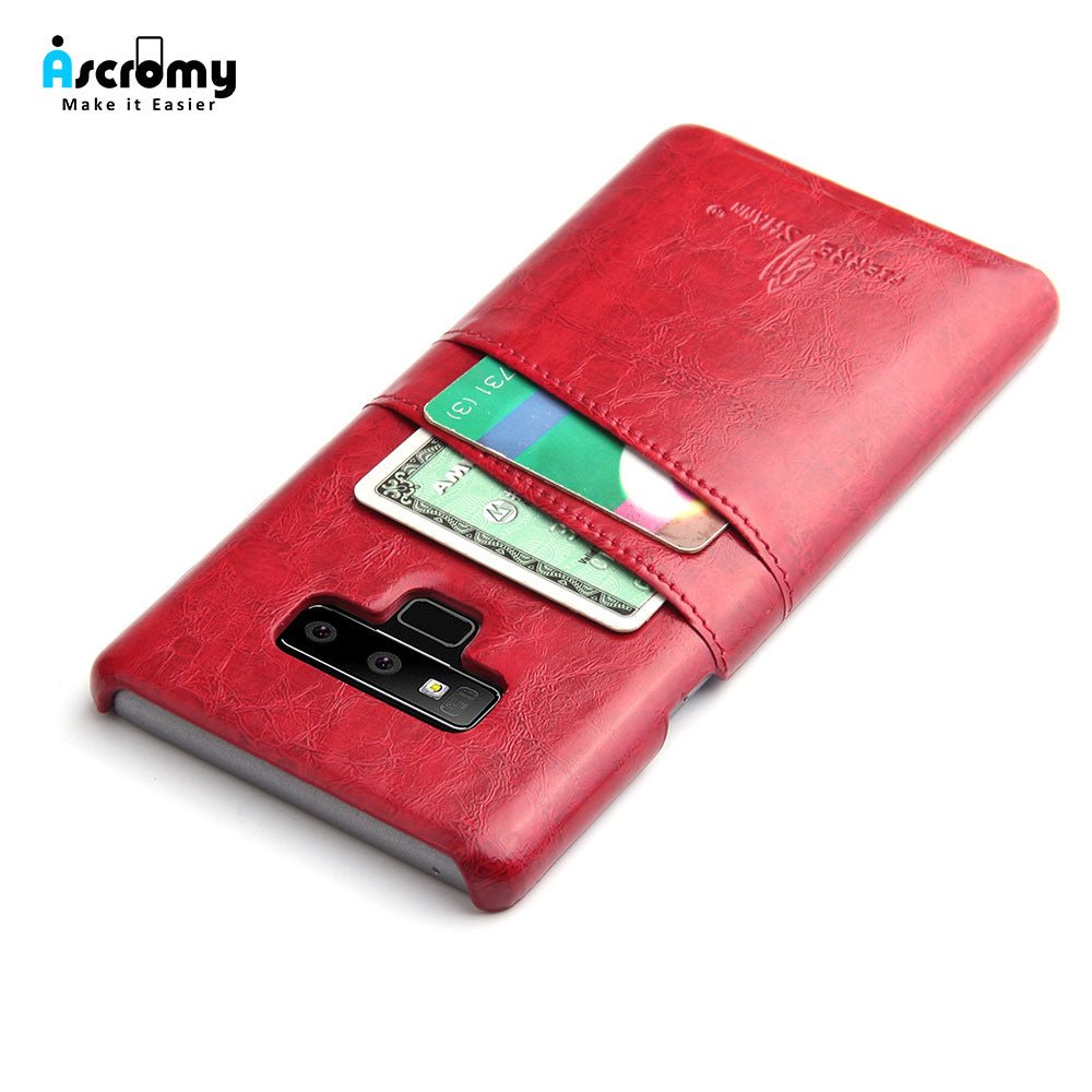 Redpepper Galaxy cover pelle Note 9 S8 S9 portafoglio carte