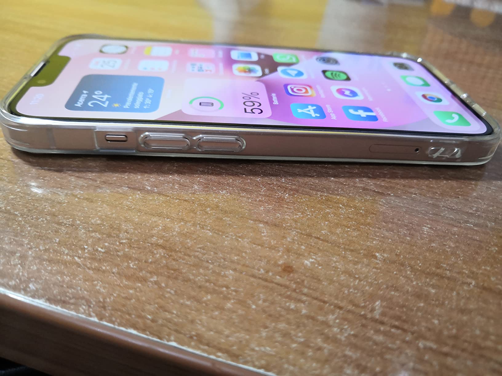 Ringke Fusion Cover iPhone 16 Pro Max Trasparente Clear Antishock