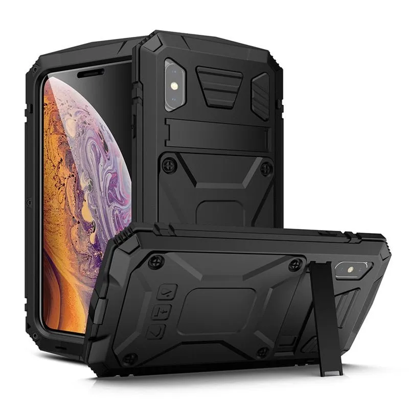 Redpepper iPhone 11 Cover Alluminio Stand nero