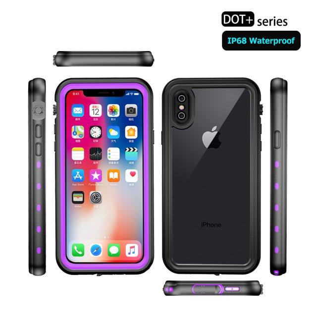 Redpepper iPhone XS Max custodia impermeabile IP68 nera