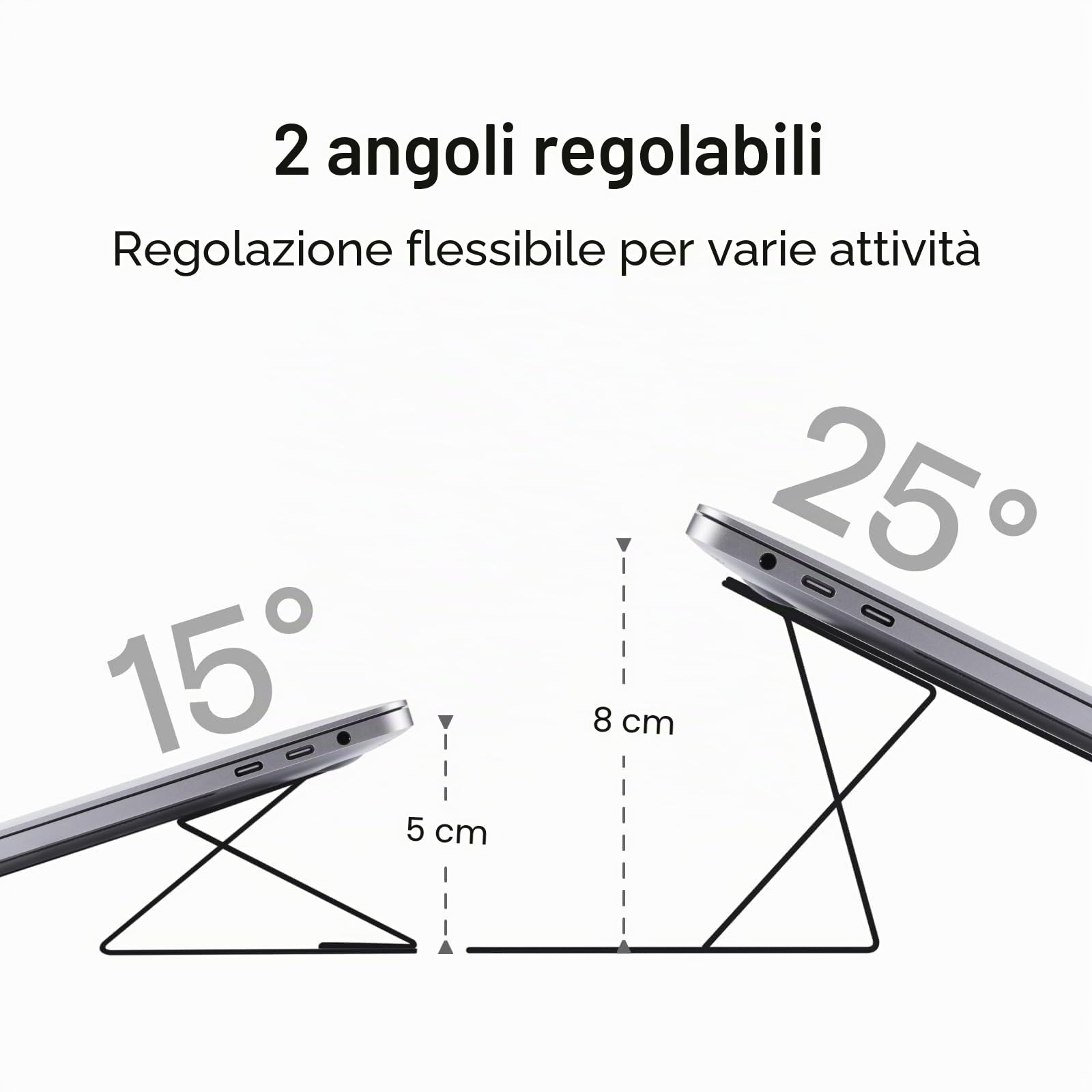 MOFT Invisible Series supporto laptop 15.6" grigio stellato adesivo