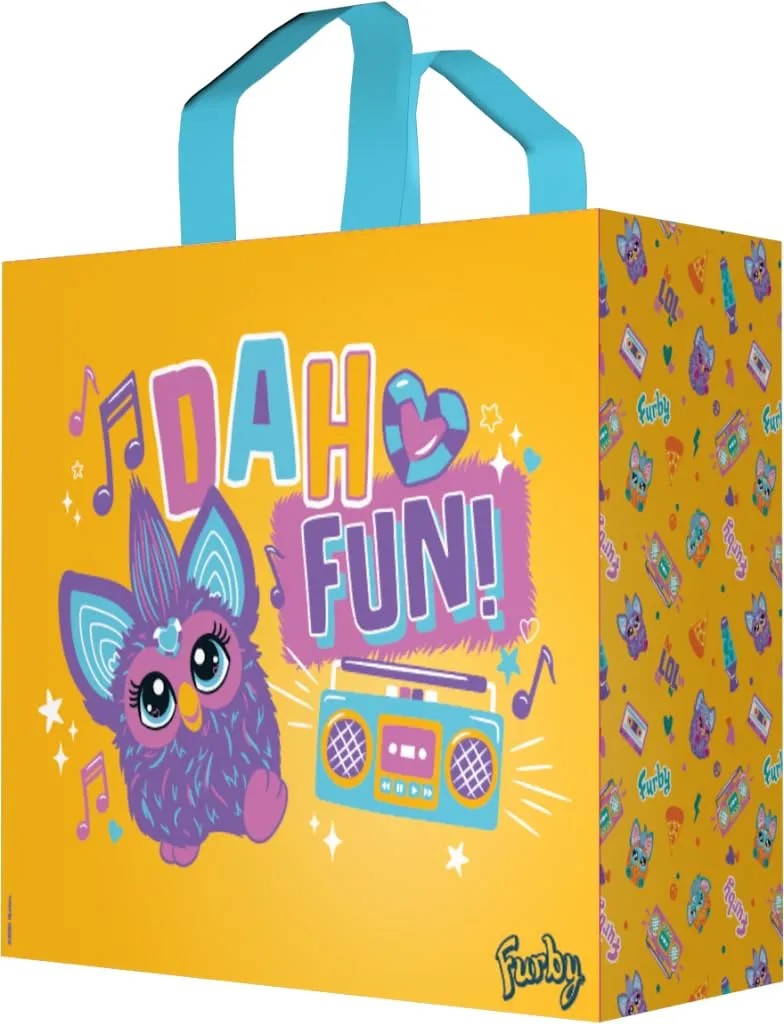 Konix Furby Shopper 40x45x20 cm Gialla Dah Fun Riciclata