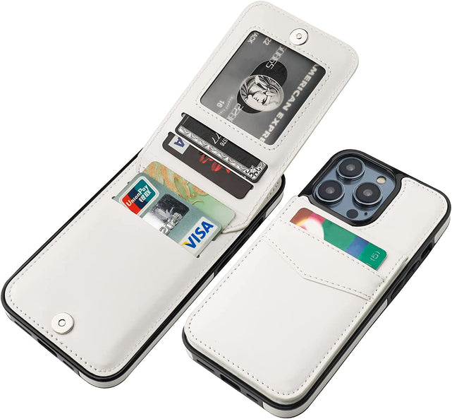 Redpepper Apple Cases 14 Pro Wallet Pelle 5 Carte Stand