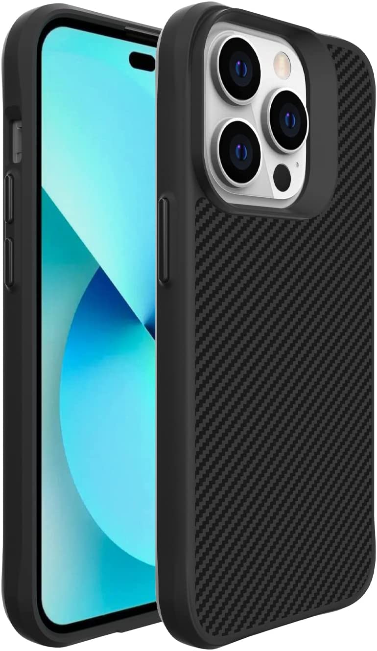 Redpepper iPhone 14 Pro Max cover carbonio silicone sottile