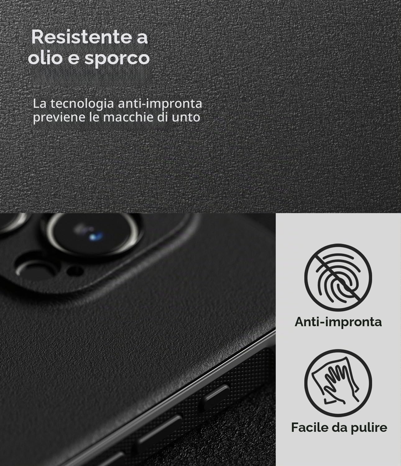 Ringke Onyx Cover iPhone 16 Pro Max Black Nera Antiscivolo