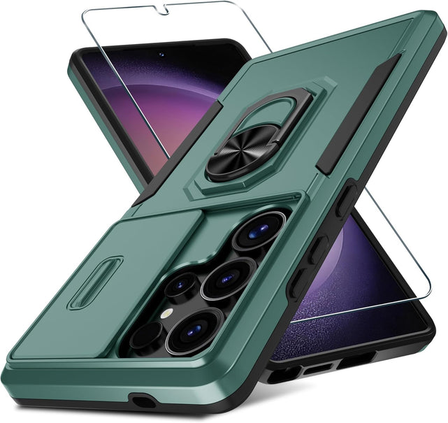 Redpepper Galaxy Cases Galaxy S25 Ultra custodia nera slide lens cover