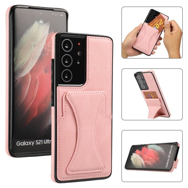 Redpepper Galaxy S22 Custodia Pelle con Stand e Porta Carte