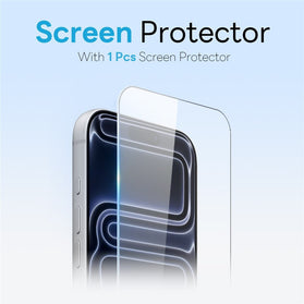 Redpepper iPhone 18 Pro Cover Alluminio Stand Nera