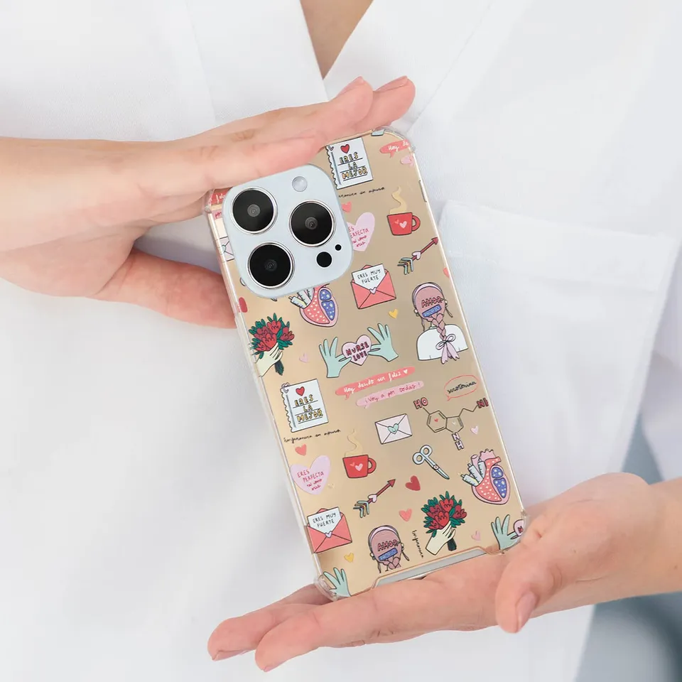 La Casa de las Carcasas Infermiera Note 10 Pro cover specchio silicone