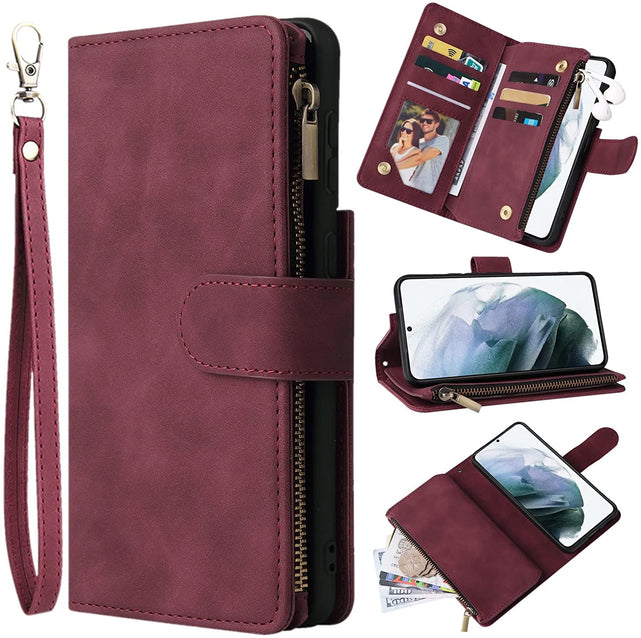 Redpepper Galaxy S22 Plus cover pelle portafoglio