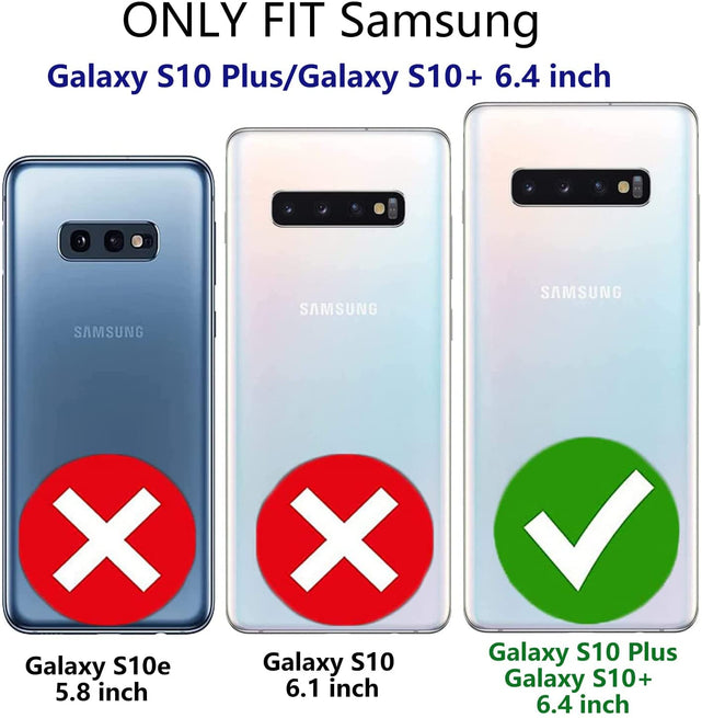 Redpepper Galaxy S10 Plus Cover Antishock con Stand Magnetico
