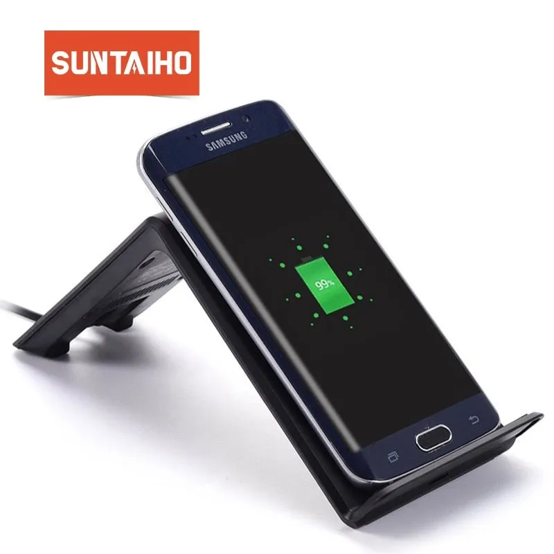Redpepper Phone Chargers Stand Caricatore Wireless 10W Nero Ricarica Rapida