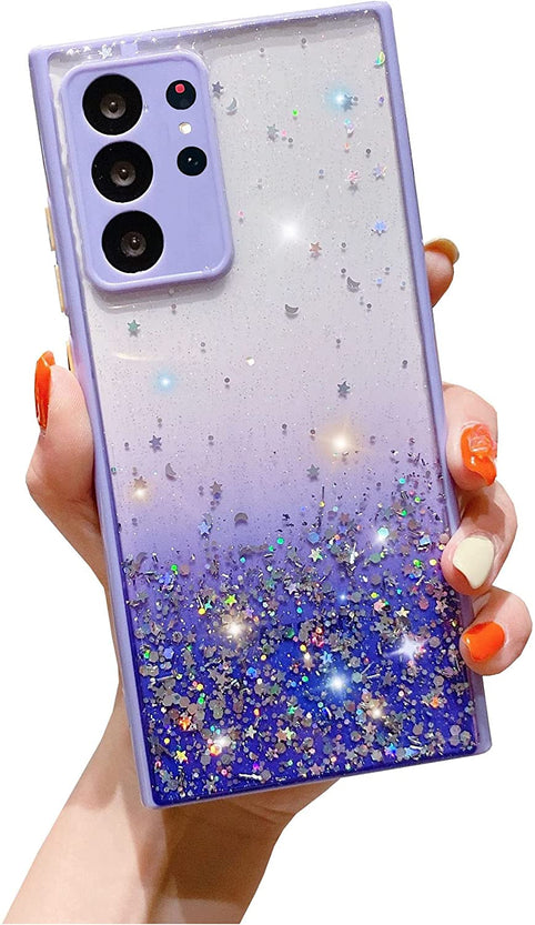 Redpepper S22 Ultra cover trasparente glitter TPU