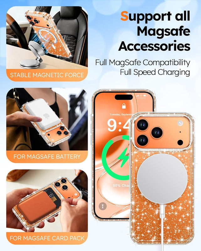 Redpepper iPhone 17 Pro Max cover MagSafe trasparente