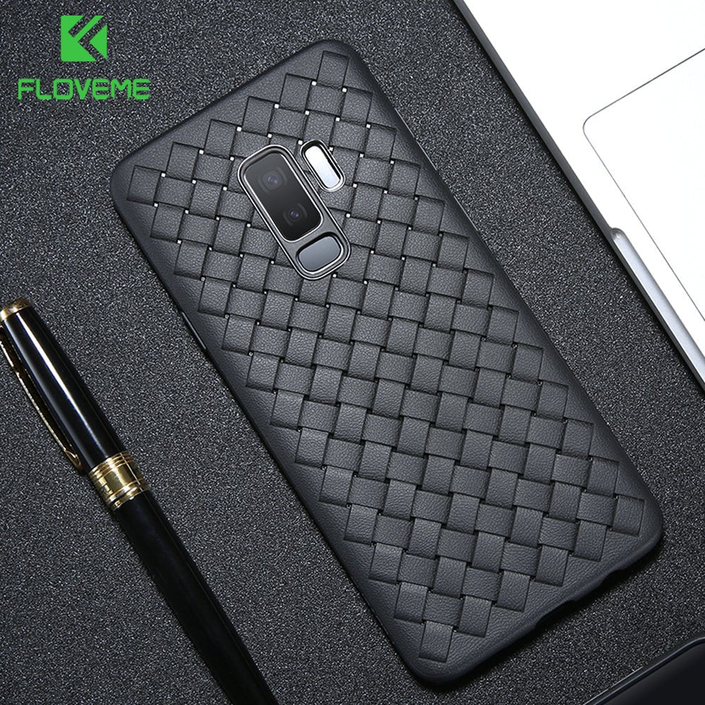 Redpepper Galaxy S10 Cover Silicone Intrecciato Nero