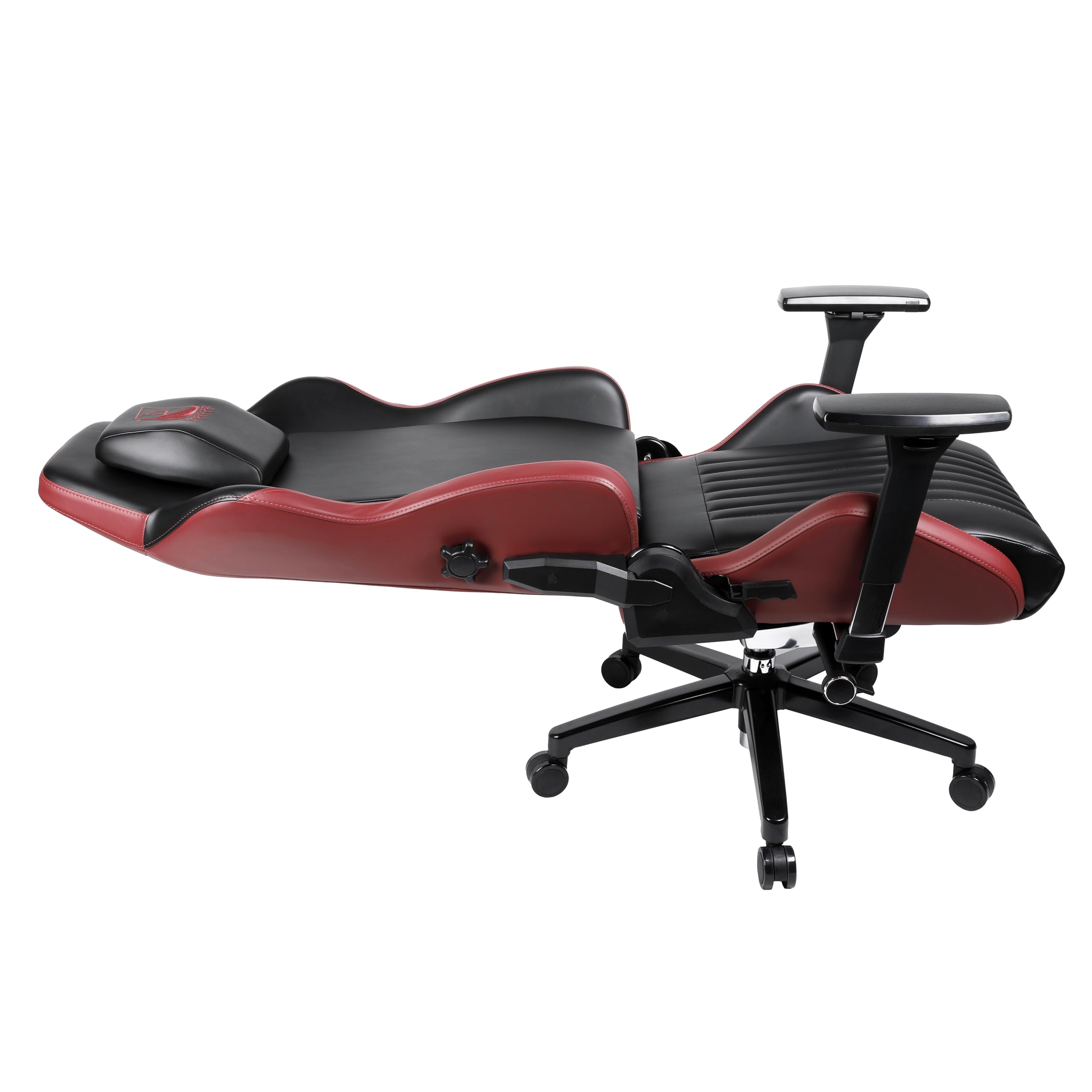 Konix Drakkar Odin sedia gaming nero rosso 160° pelle PU