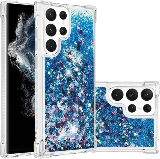 Redpepper S23 Ultra custodia glitter silicone trasparente