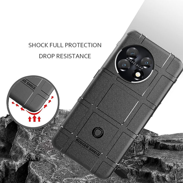 Redpepper OnePlus 11 cover nera antiurto TPU