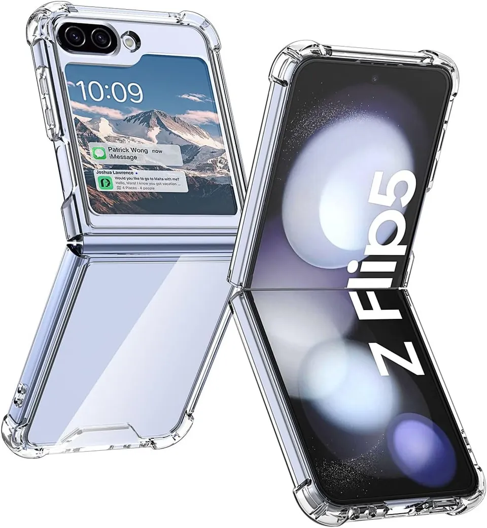Redpepper Galaxy Z Flip 5 cover trasparente magnetica anti-ingiallimento