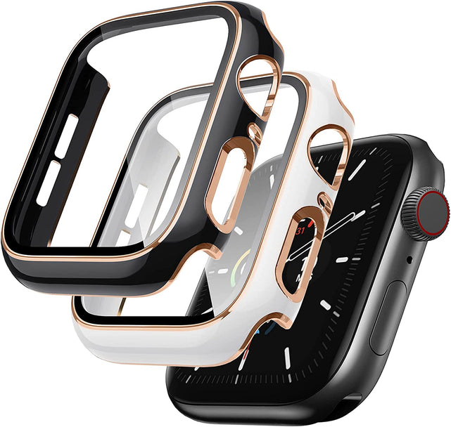 Redpepper Apple Watch Cases 40mm cover oro rosa vetro temperato