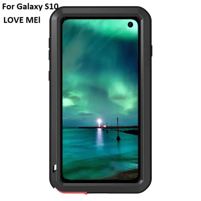 Redpepper Galaxy S10 Plus Cover Metallo Antiurto Kickstand