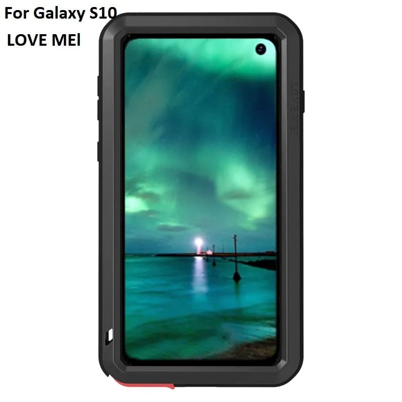 Redpepper Galaxy S10 Plus Cover Metallo Antiurto Kickstand