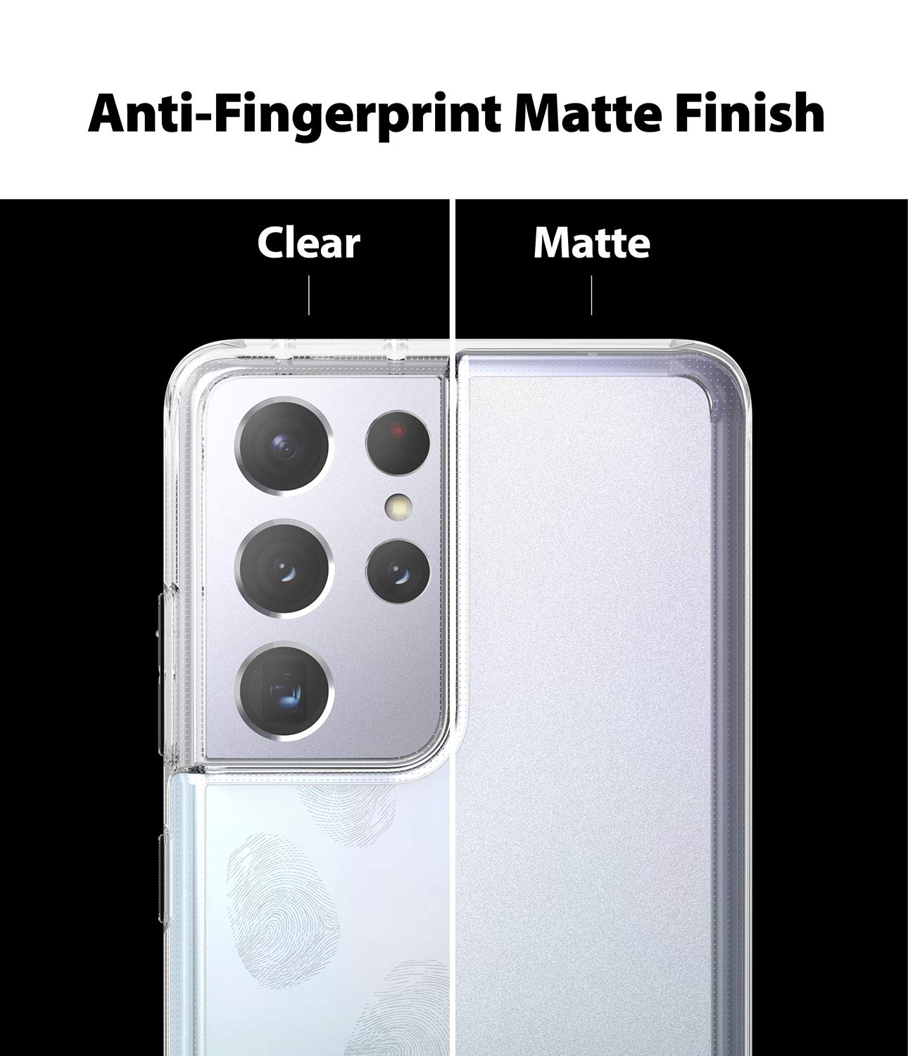 Ringke Fusion Cover Galaxy S21 Ultra Matte Clear Antiurto