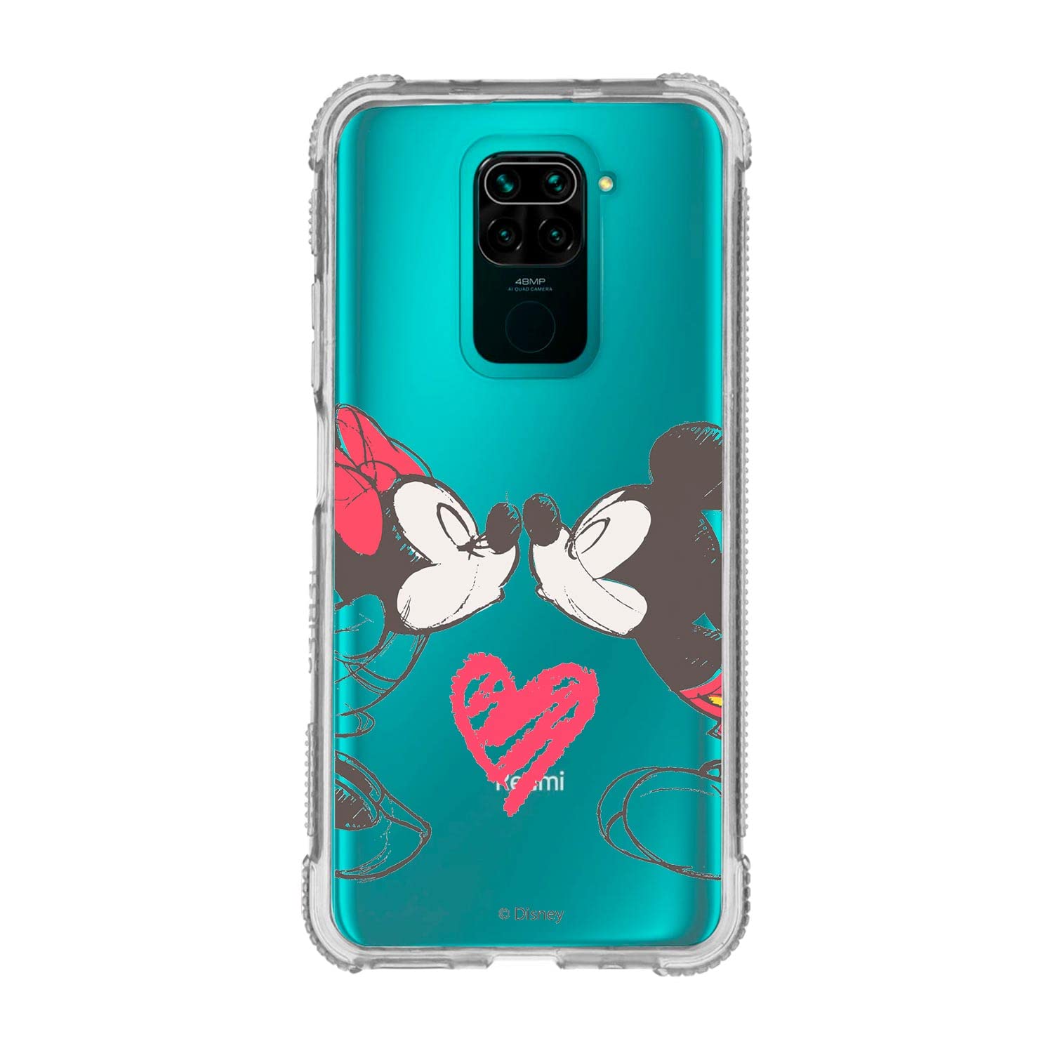 La Casa de las Carcasas Licenze Ufficiali Cover Redmi Note 9 Bacio argento