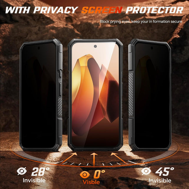 Redpepper Google Pixel Cases cover Pixel 10 Pro con stand magnetico 360°
