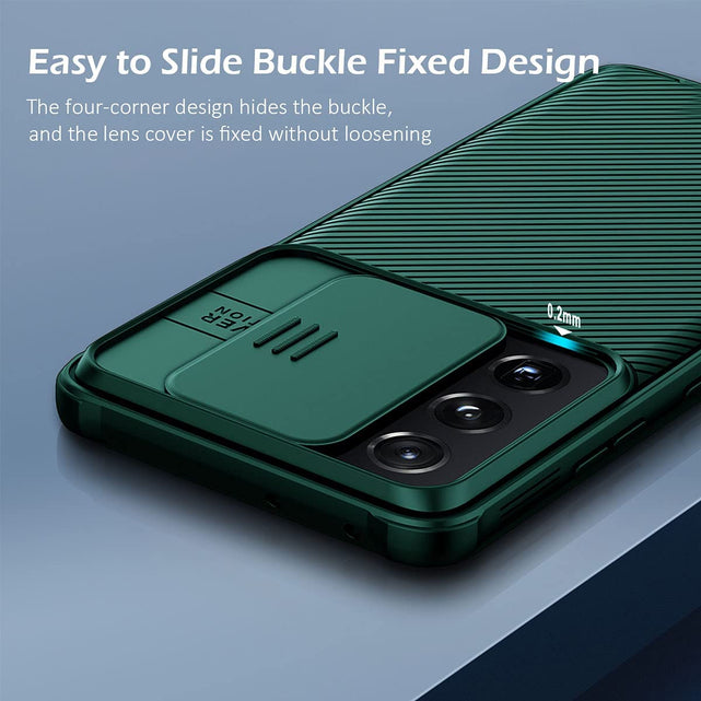 Redpepper Galaxy Cases S21 Ultra cover verde copri fotocamera