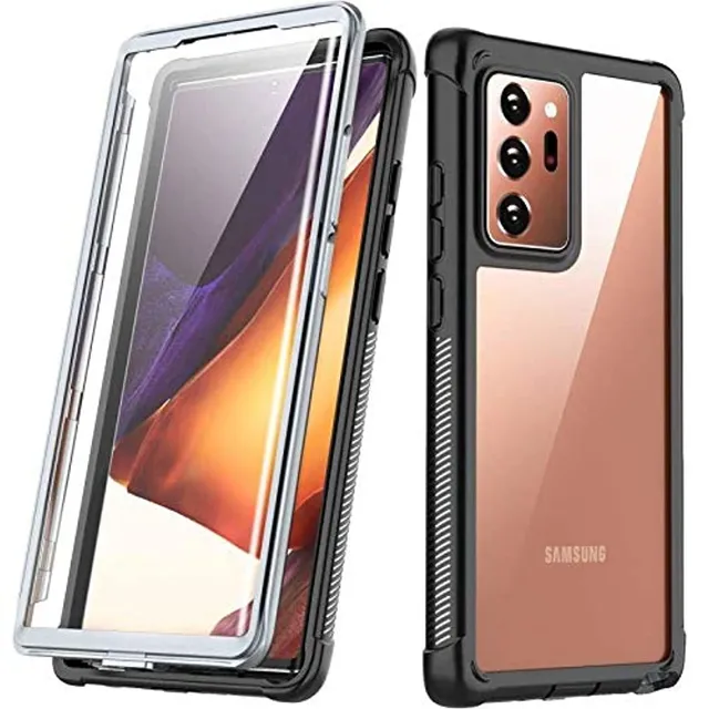 Redpepper Galaxy Note 20 Ultra cover antishock nero trasparente pellicola