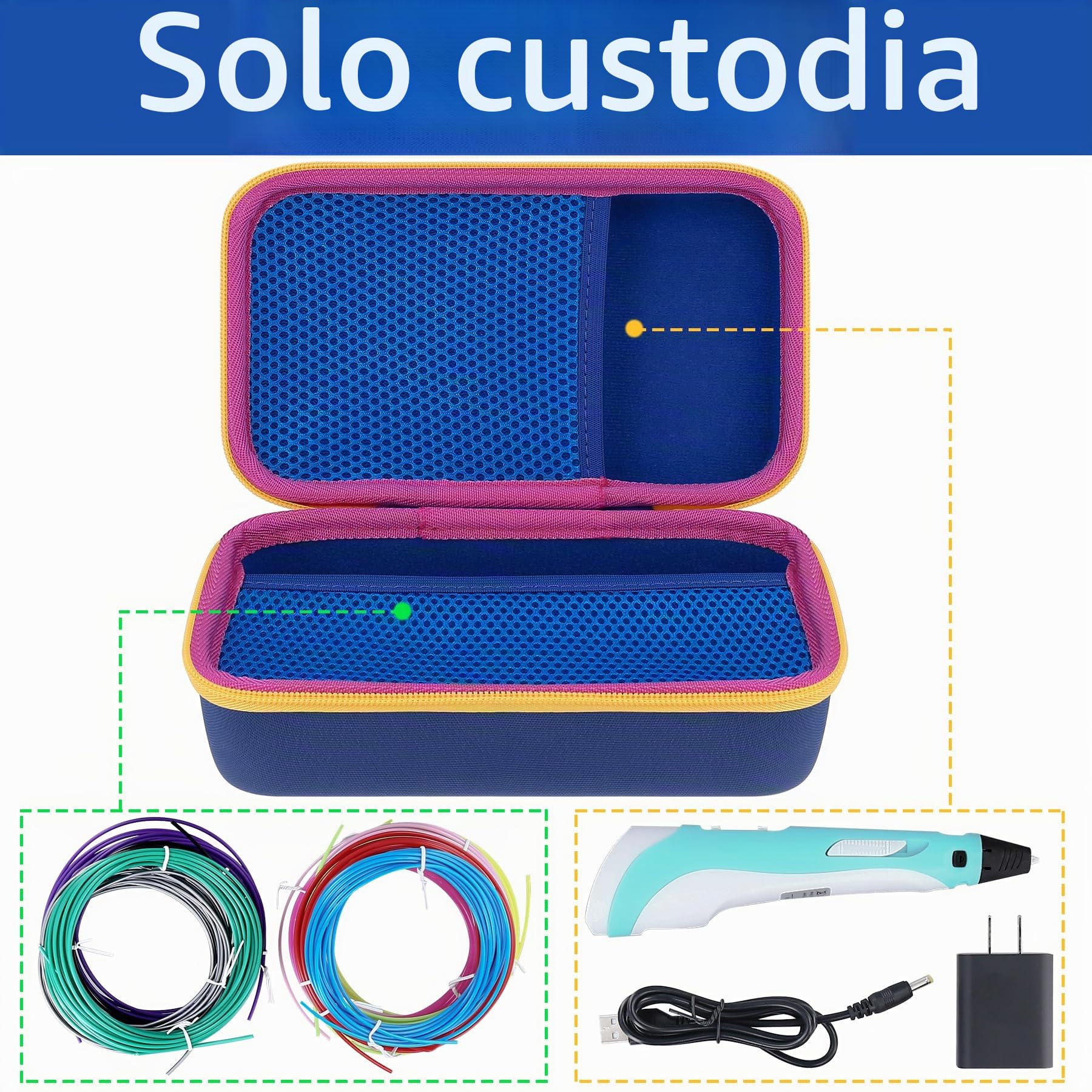 Aenllosi 3D Pen Case SCRIB3D P1 Astuccio EVA