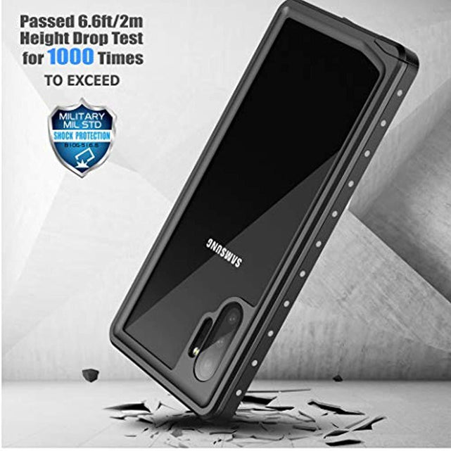 Redpepper Galaxy Note 10 Plus Cover Impermeabile IP68 Nera
