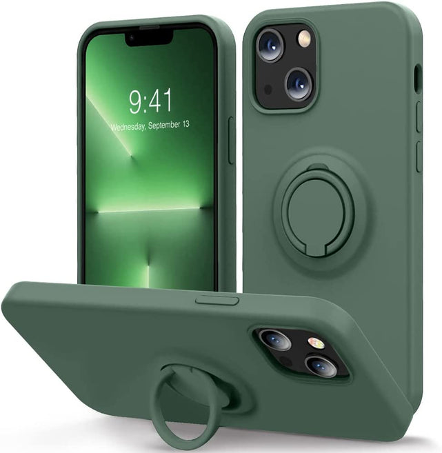 Redpepper Mocca iPhone 13 Mini custodia anello rosso vino
